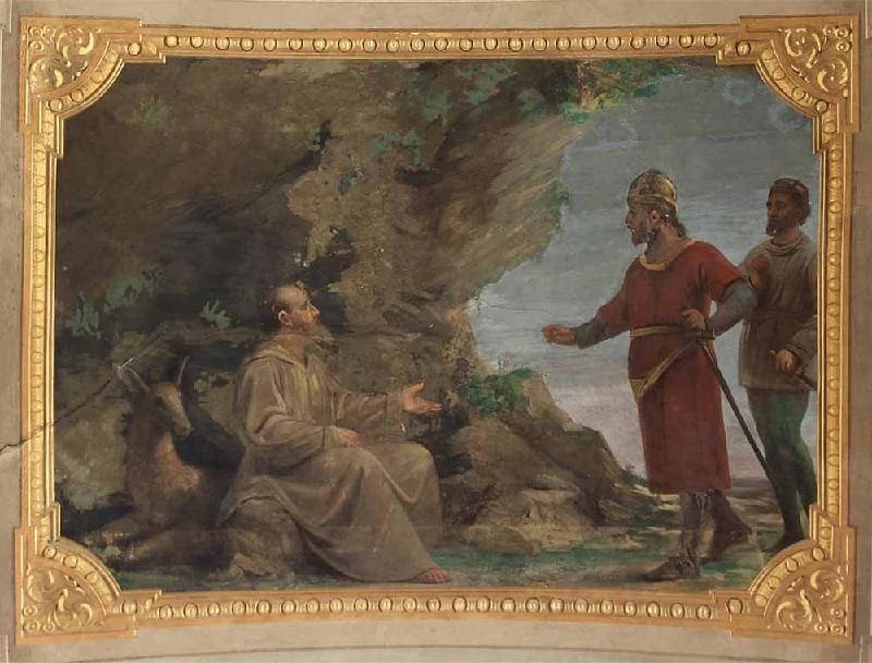 San'Egidio scoperto nel suo eremitaggio